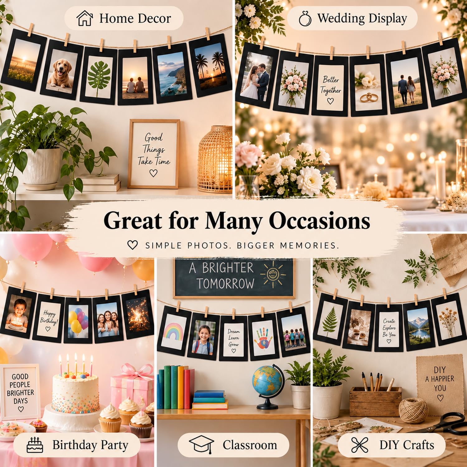 Home decor use for weddings birthdays classrooms and parties