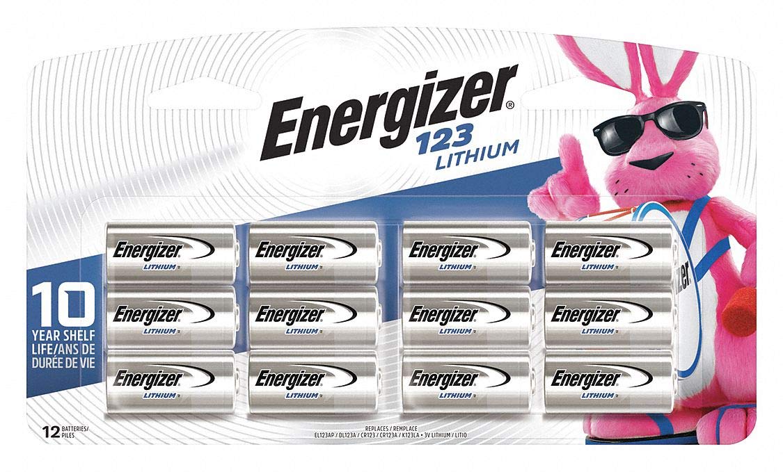 Energizer 123 lithium photo battery 12 pack product image