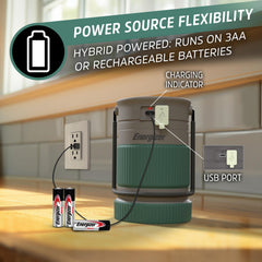 Energizer S-500 solar USB charging lantern