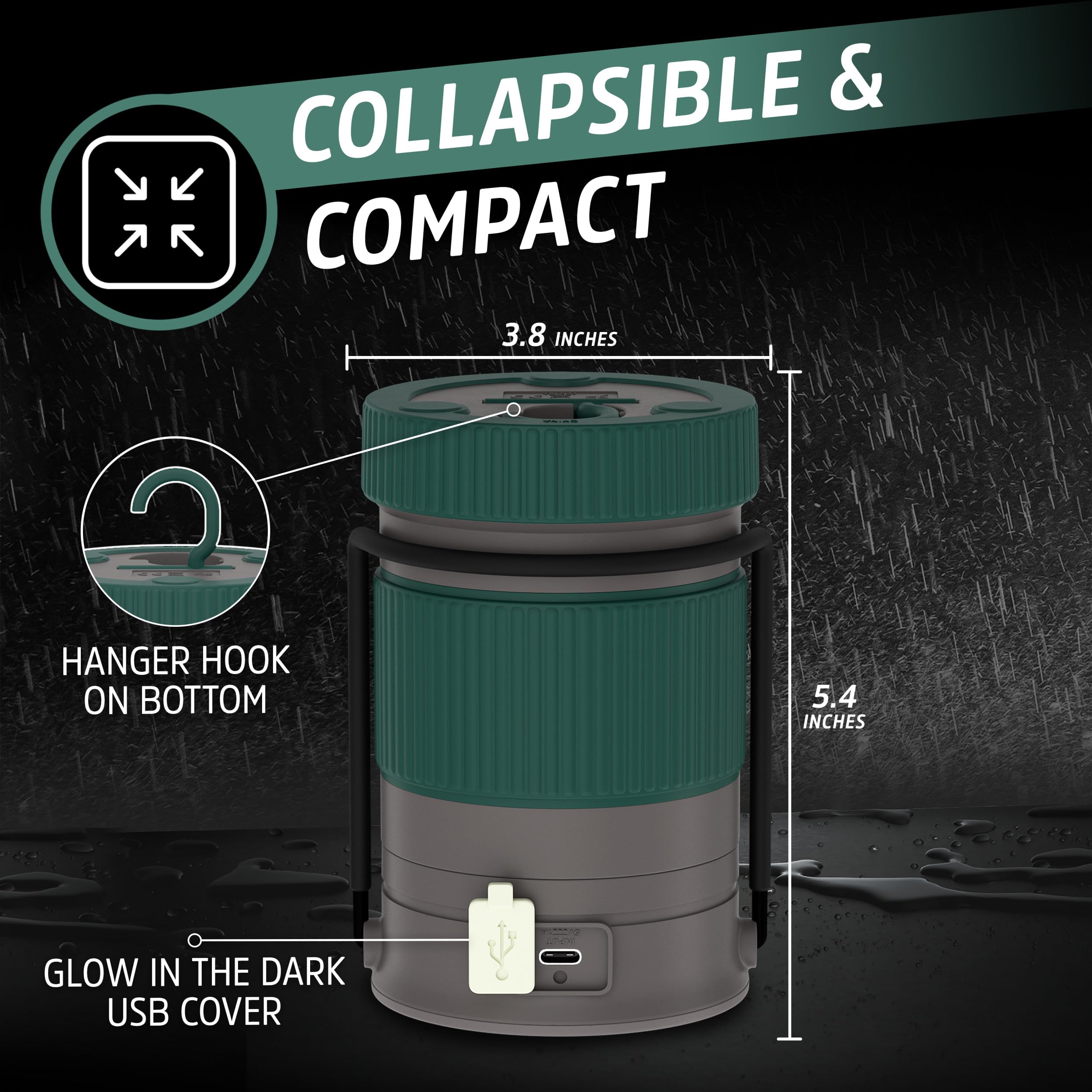 Energizer S-500 IPX4 water resistant lantern