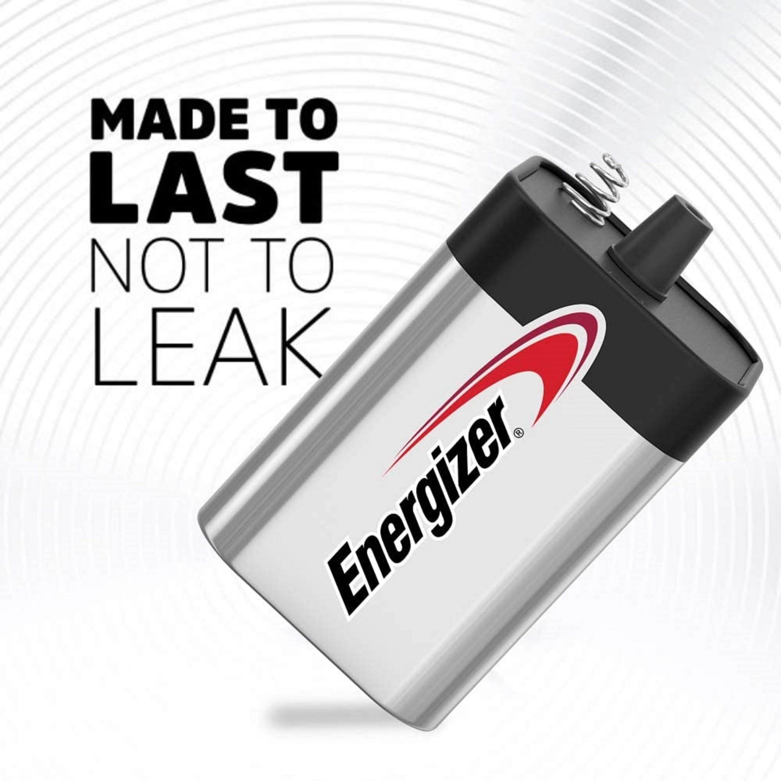 Energizer MAX alkaline 6-volt battery box branding