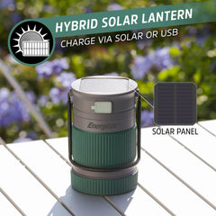 Energizer S-500 camping lantern runs on AA or Li-Ion battery