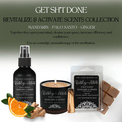 Energy cleansing wax melts for meditation and yoga