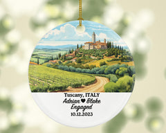 Engaged Married Family ornament designed for couples and families