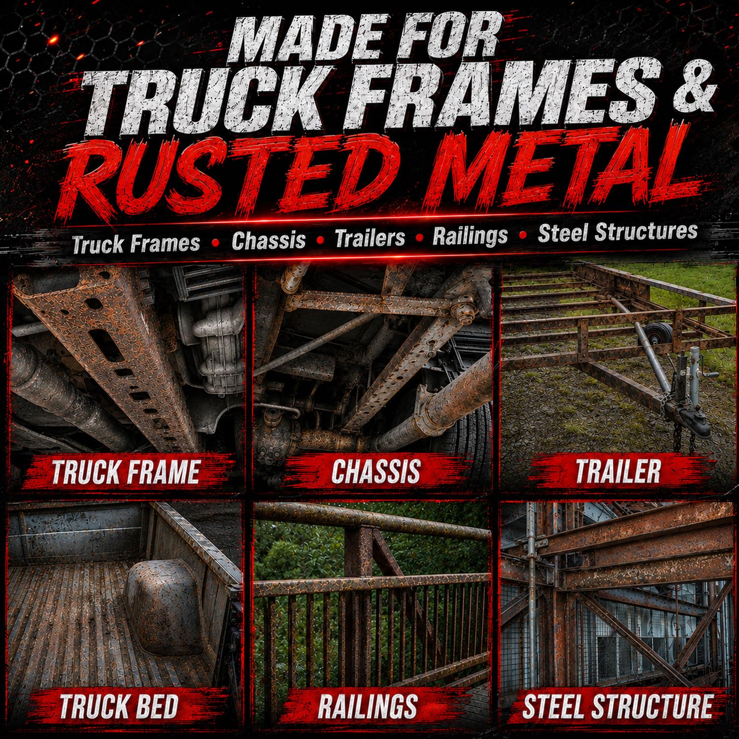 Heat and moisture resistant rust finish for metal components