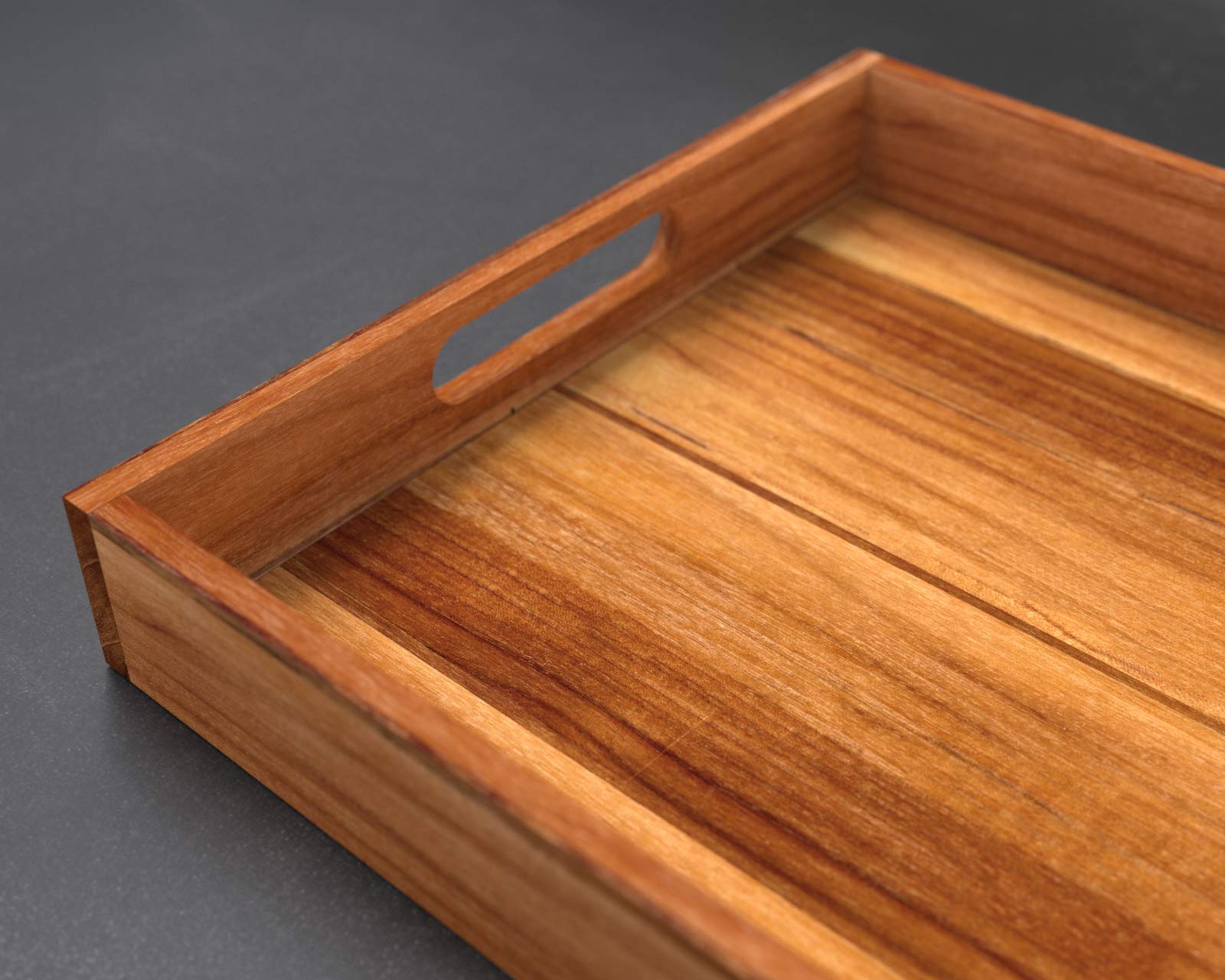 Engraved First Last Names on teak tray