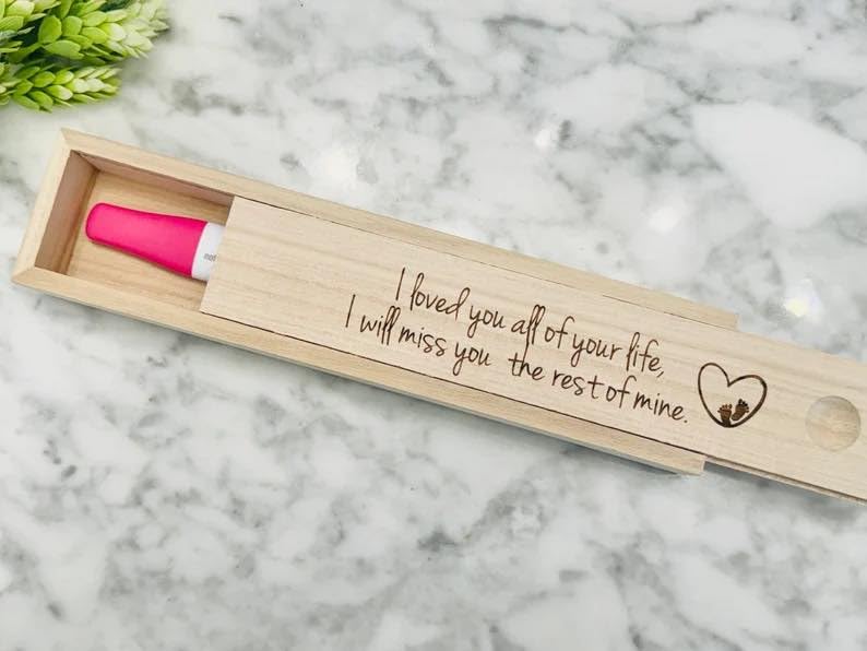 Remembrance box for miscarriage and infant loss gift