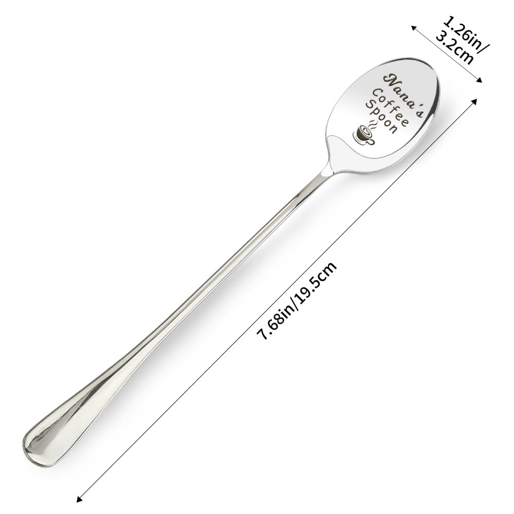 Engraved Nana birthday gift spoon for grandma