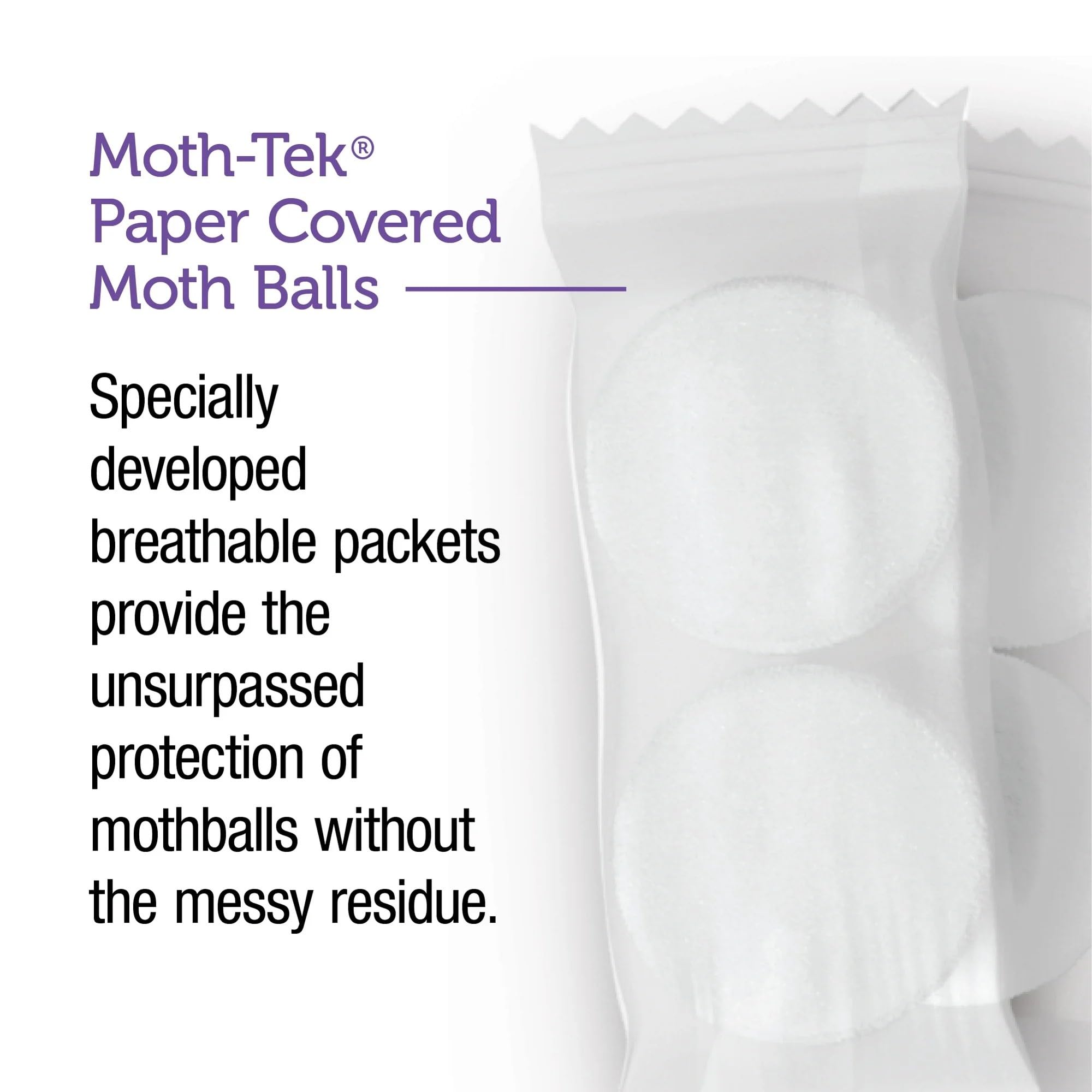 Indoor use Moth-Tek packets in packaging