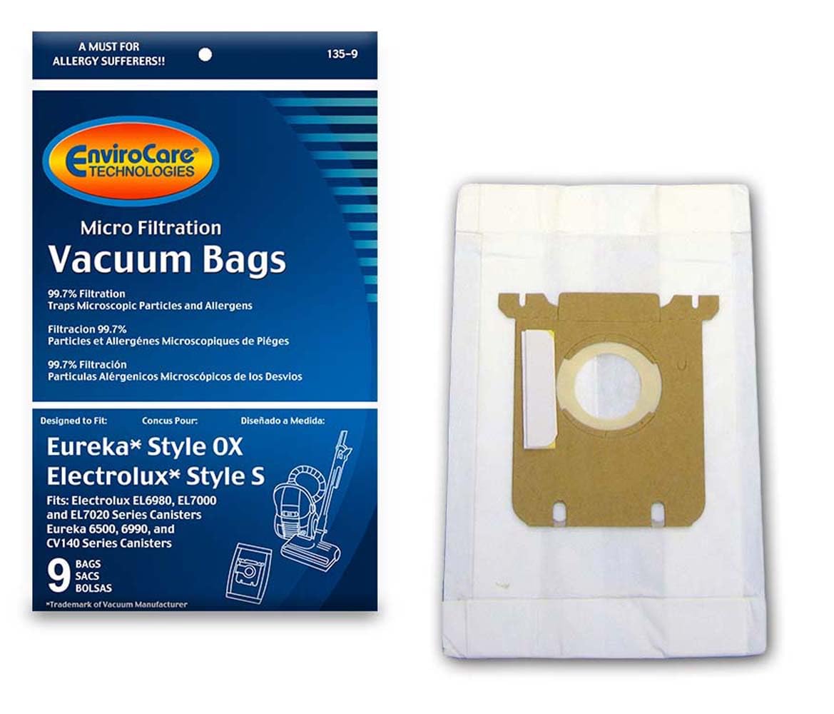 EnviroCare replacement micro filtration vacuum bags for Electrolux Style S & OX Harmony Canister