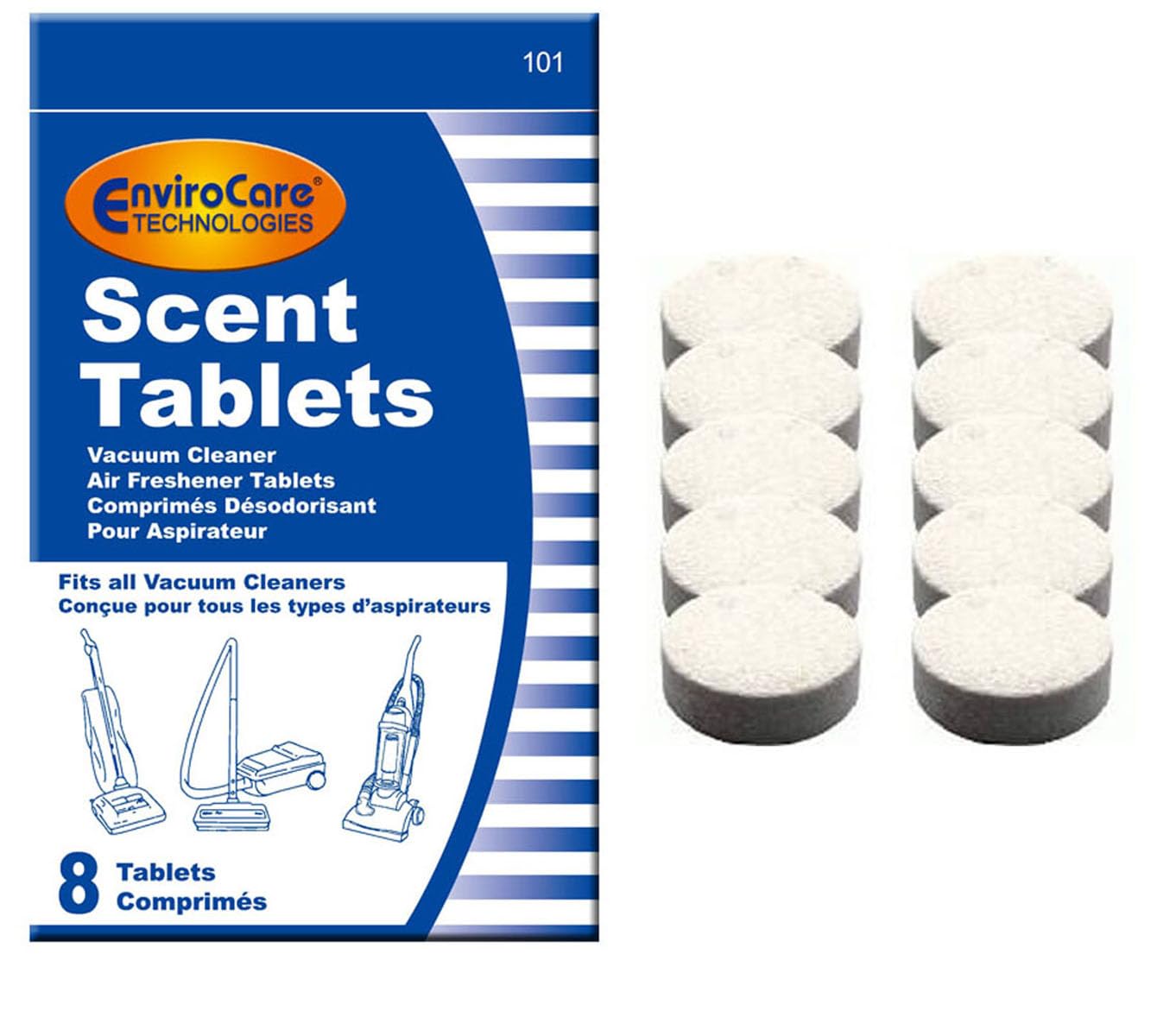 EnviroCare vacuum scent tablets 8 pack packaging