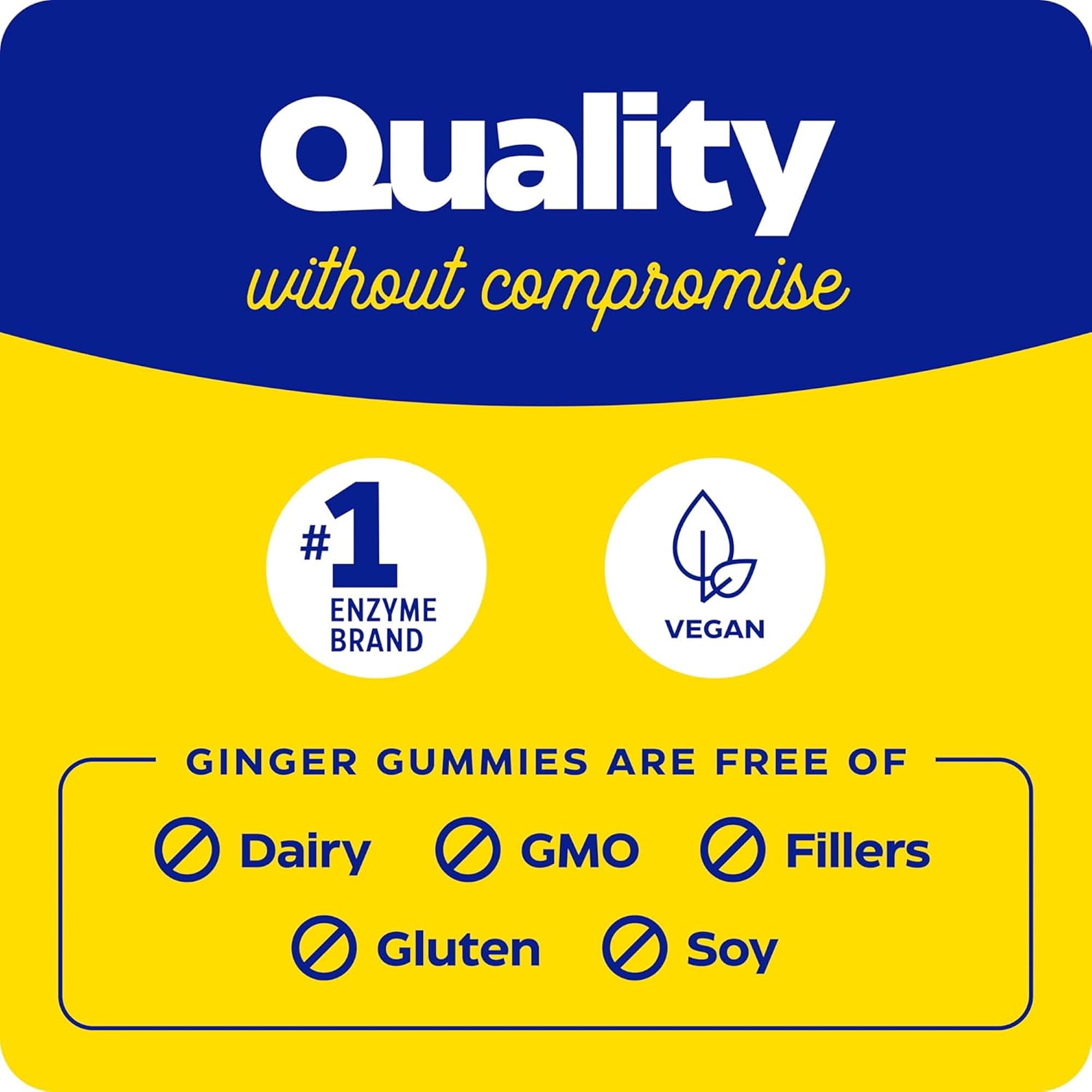 Enzymedica ginger gummies vegan digestive support
