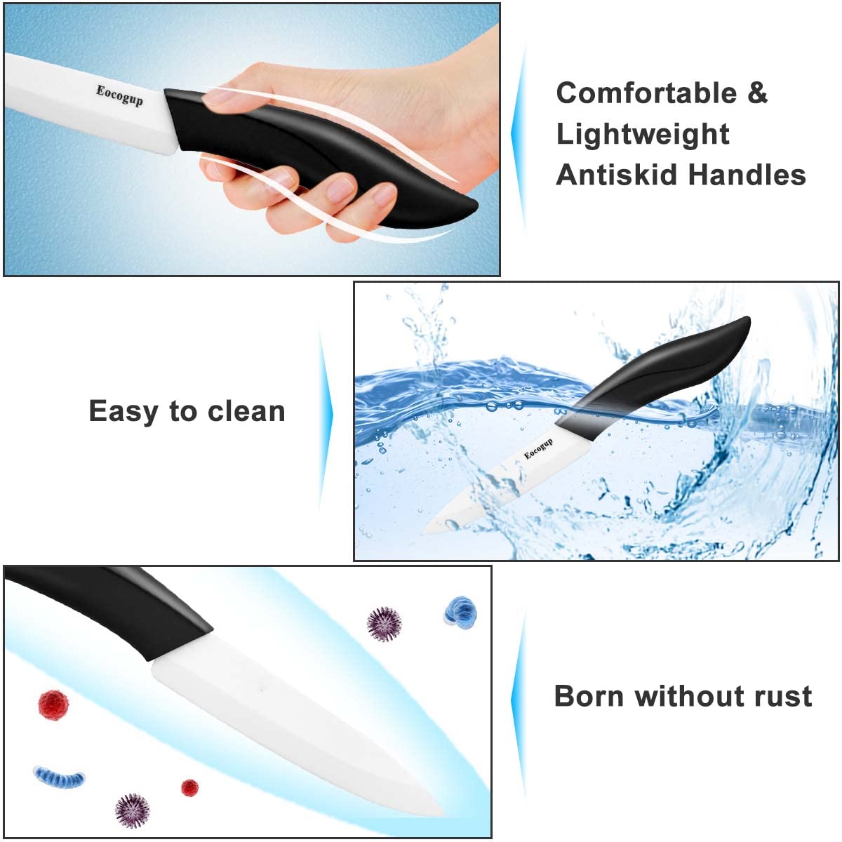 Eocogup Paring Knife lightweight design