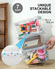 Buckle lid top handle EOENVIVS storage bin