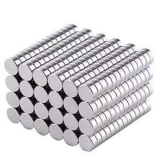 eokoaiee 100 pieces 6x1.5mm office magnets in package