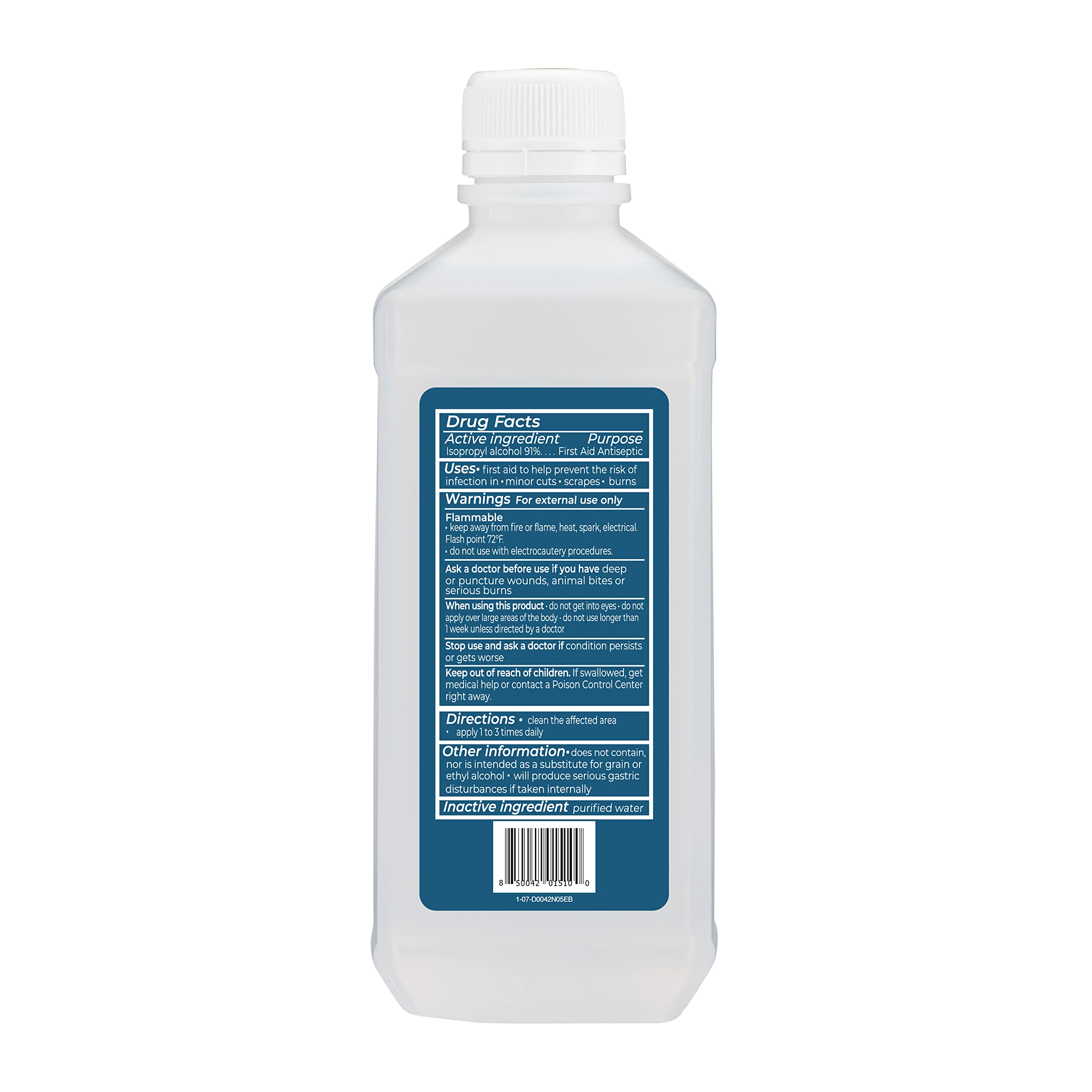 First aid antiseptic isopropyl alcohol 91%