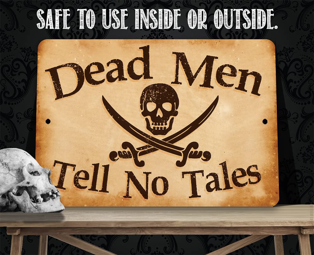 Gift idea pirates fans metal sign 8x12
