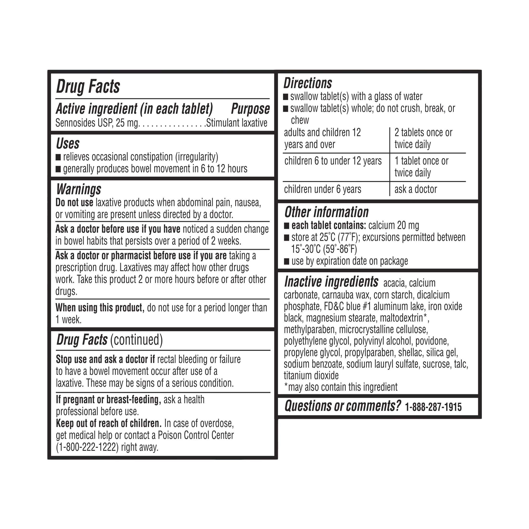 Equate laxative 90 count packaging