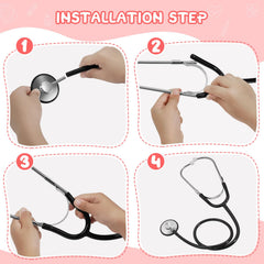 ERDOGLY doctor nurse cosplay accessory for kids pink