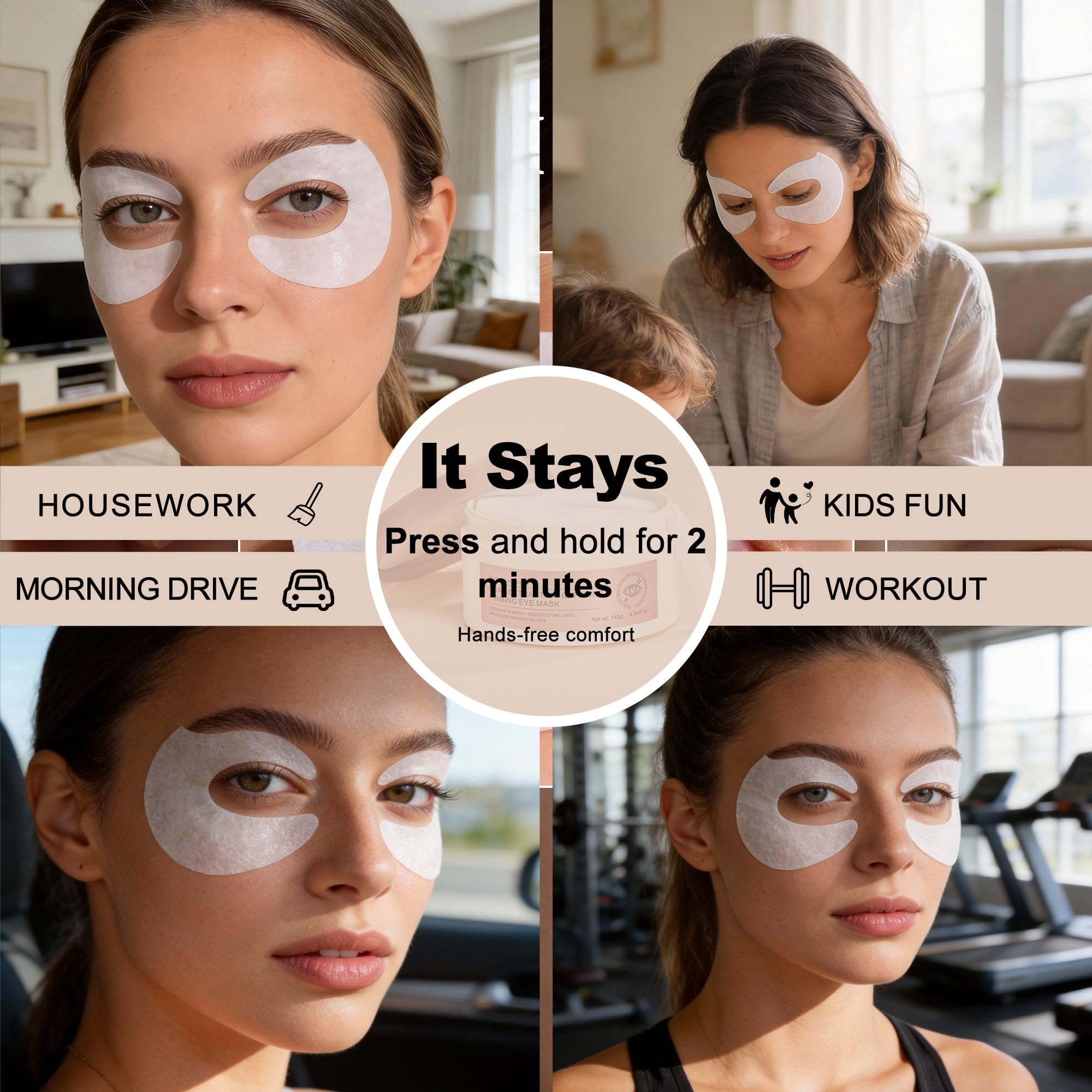360 degree ergonomic design for full eye area