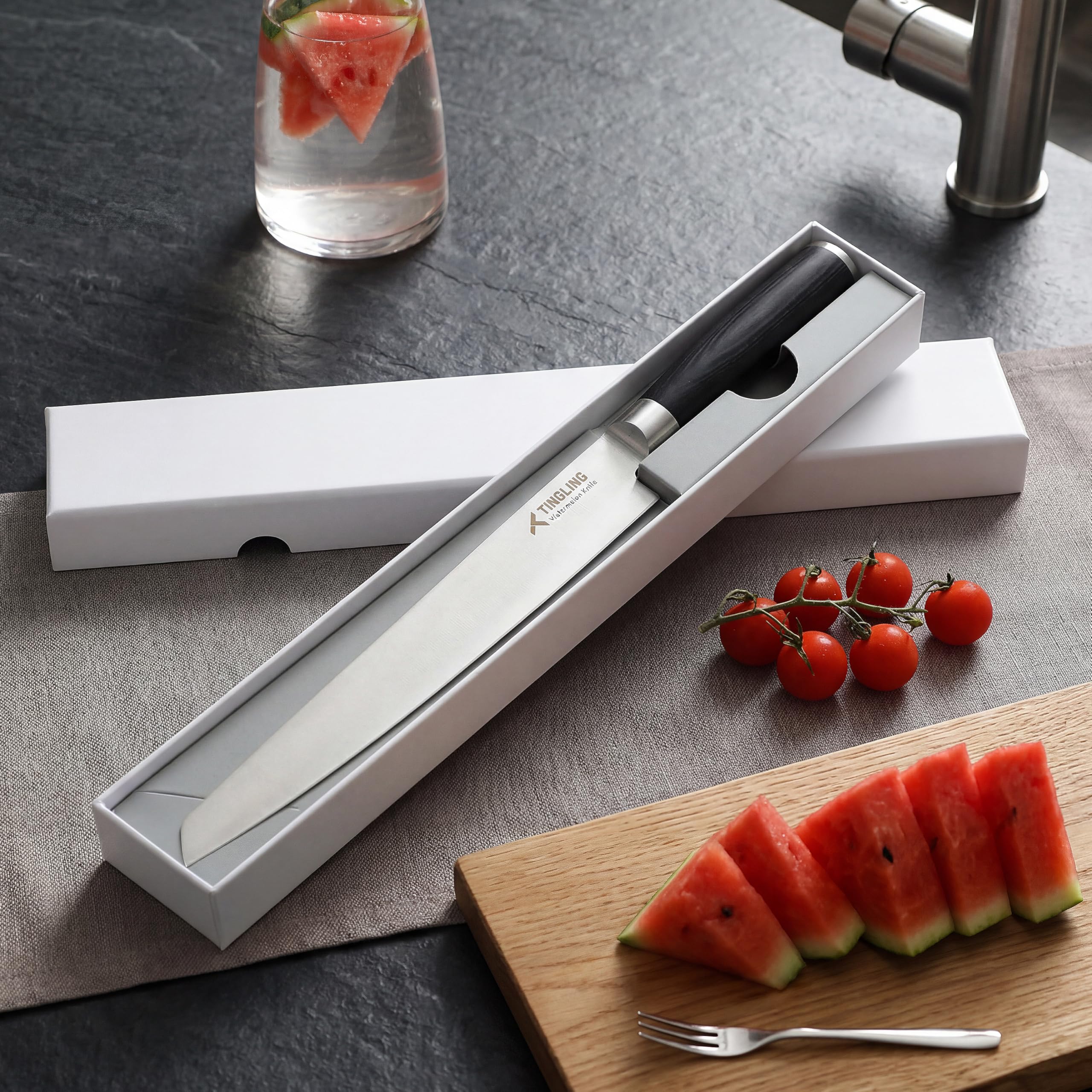 Secure non-slip grip Watermelon Knife 9 inch