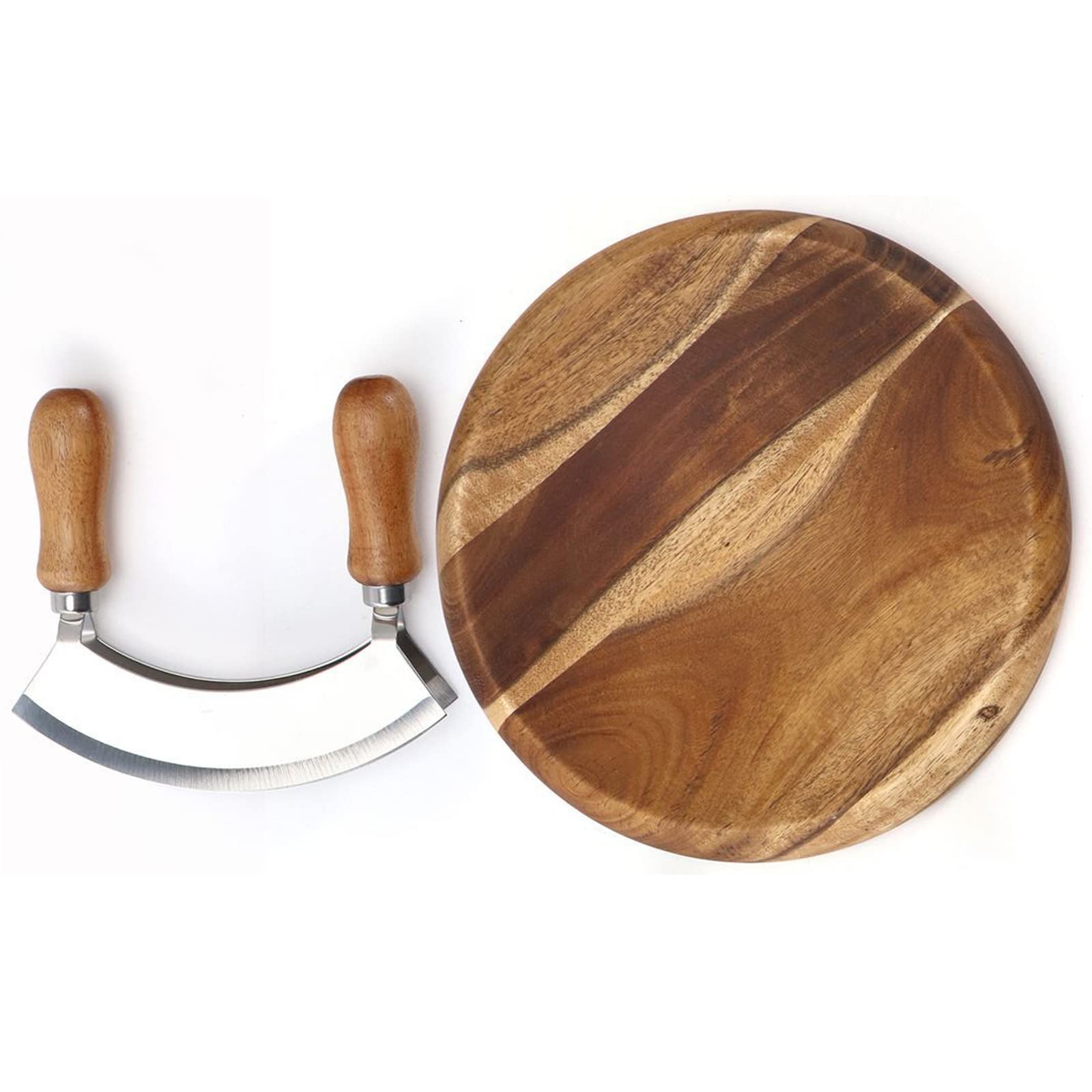 Balanced rocking action stainless steel blade