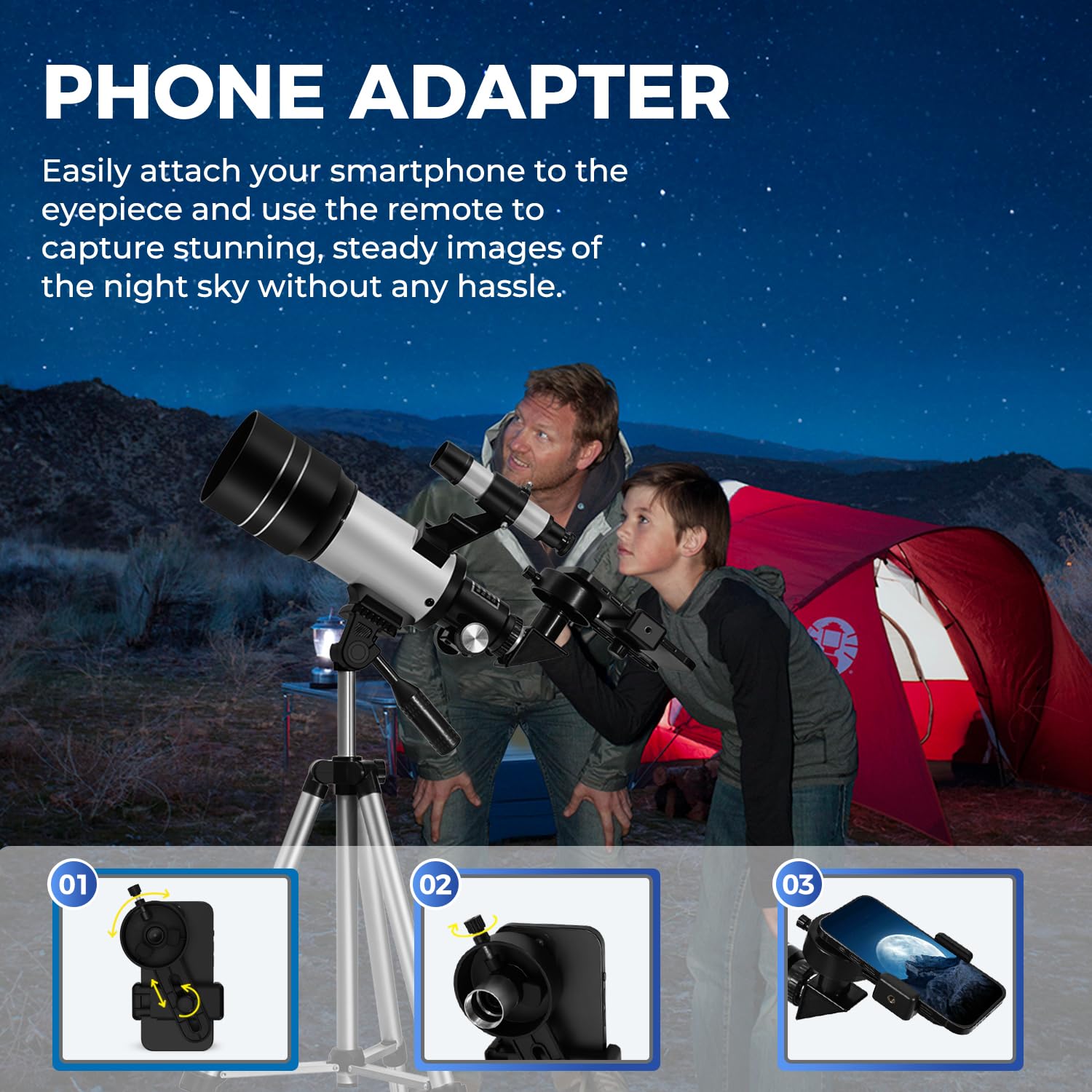 Moon filter reduces glare for lunar observations