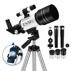 ESAKO telescope for kids and beginners with 70mm aperture