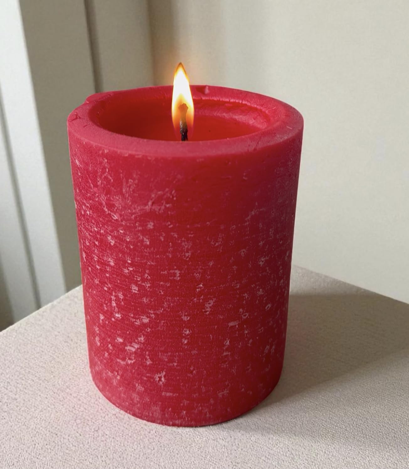 Essential oil infused candle with fir needle notes