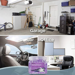 USA made odor eliminating gel for bathrooms and cars