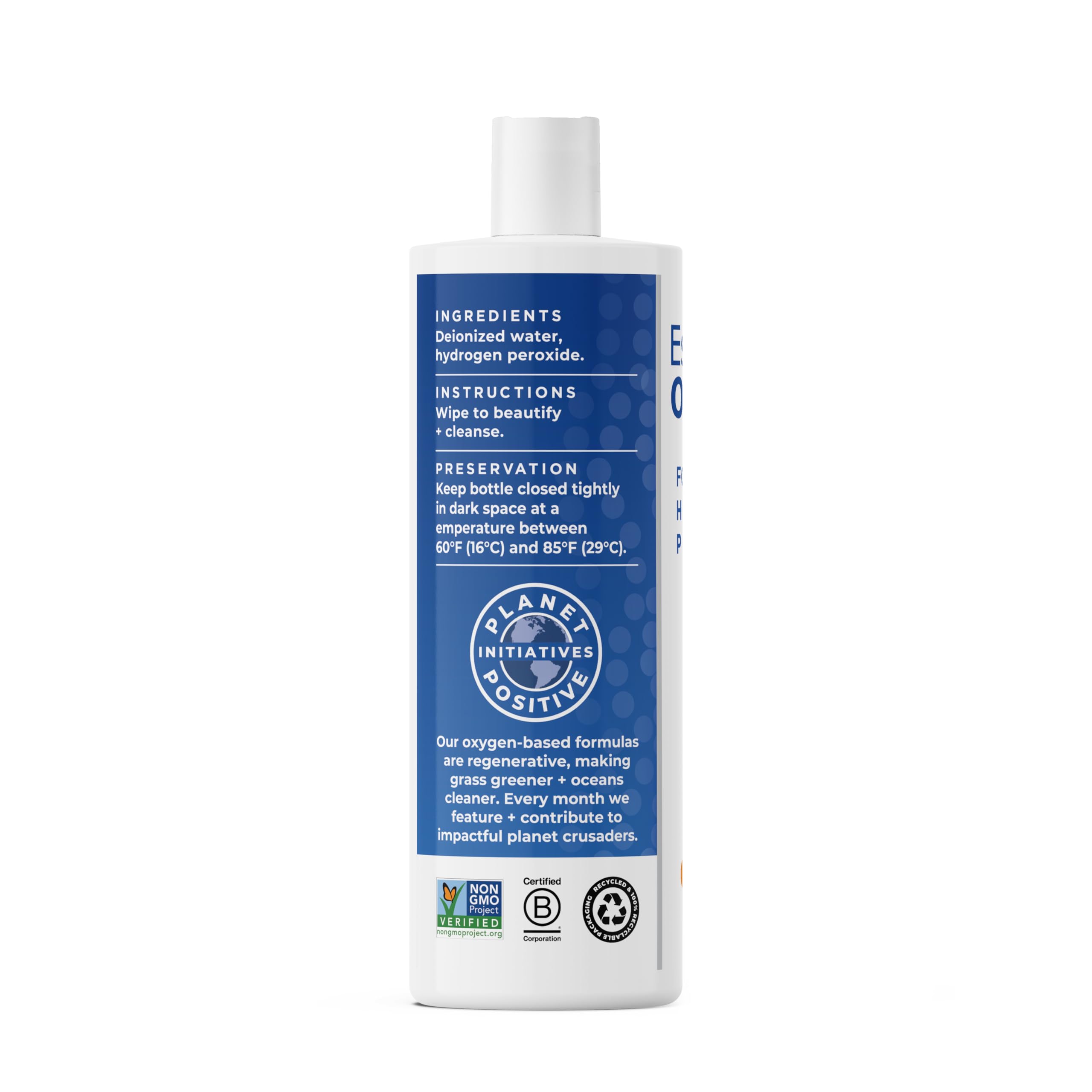 Plants vase water use with Essential Oxygen hydrogen peroxide