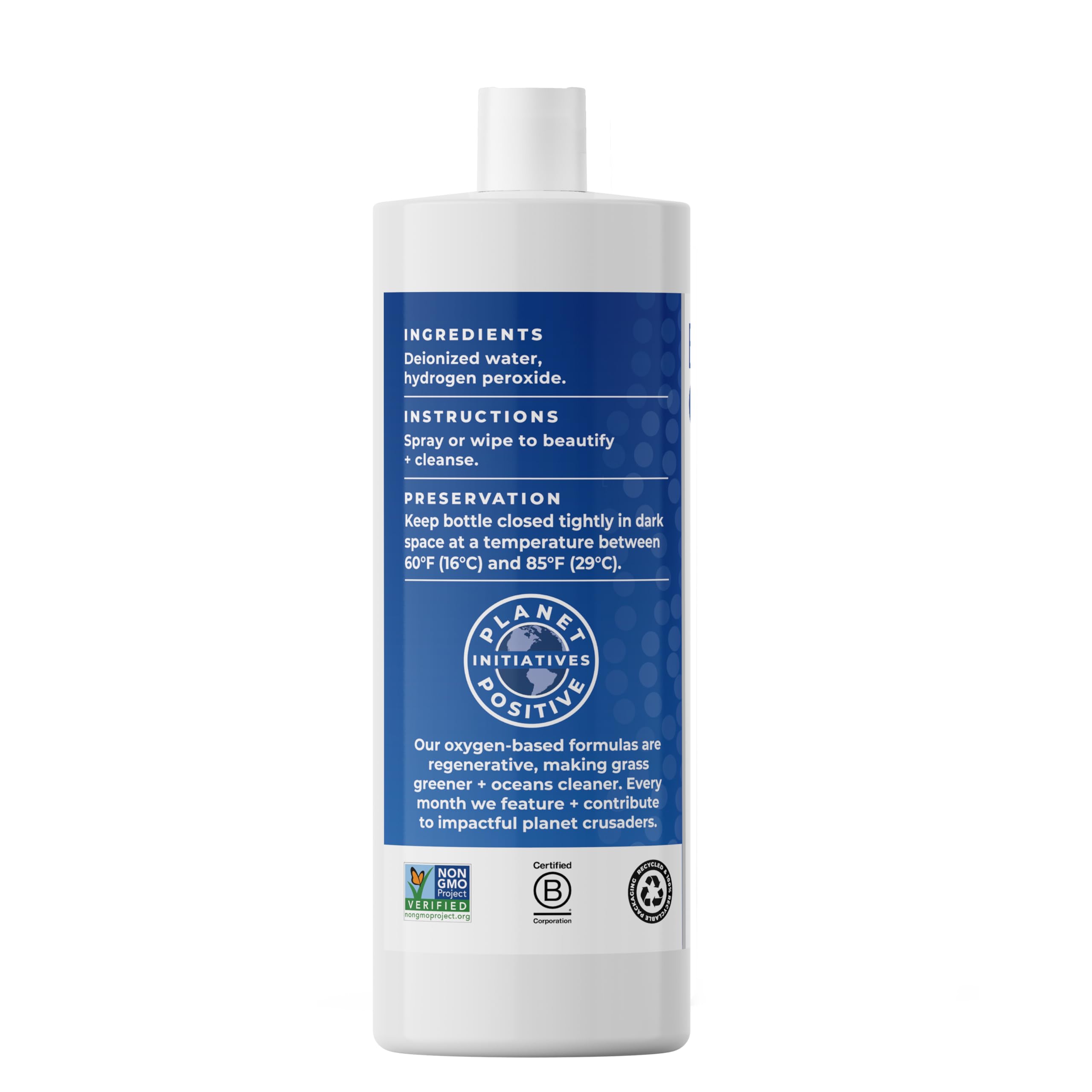 Hydrogen peroxide for first aid and household use 32 oz