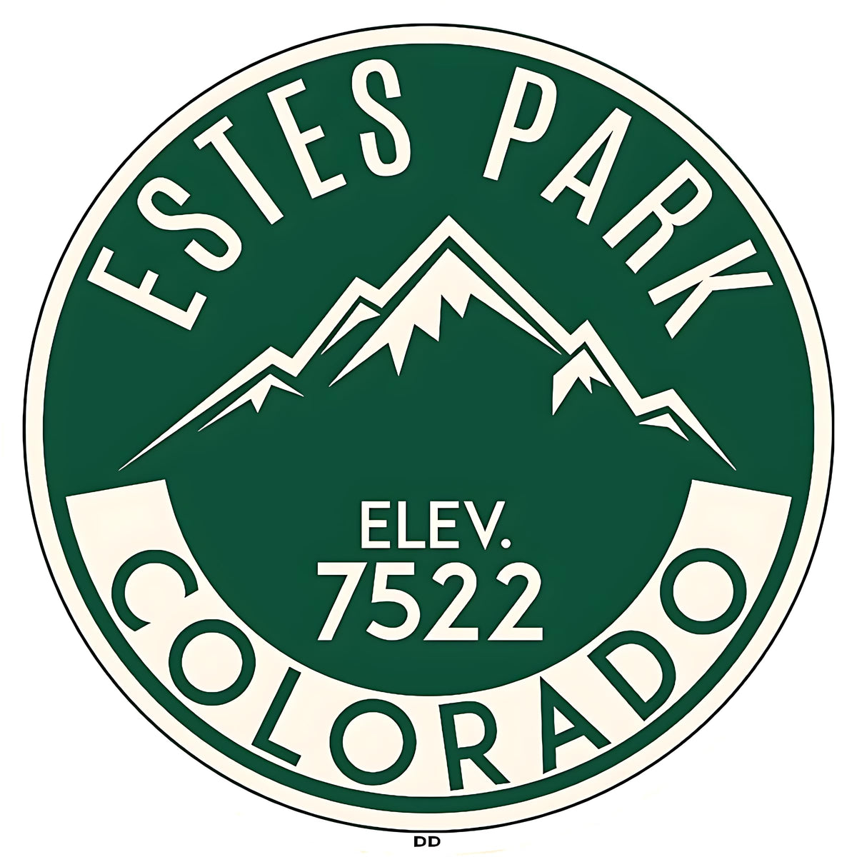 Estes Park Colorado Vinyl Decal Sticker for laptop car van luggage carrier