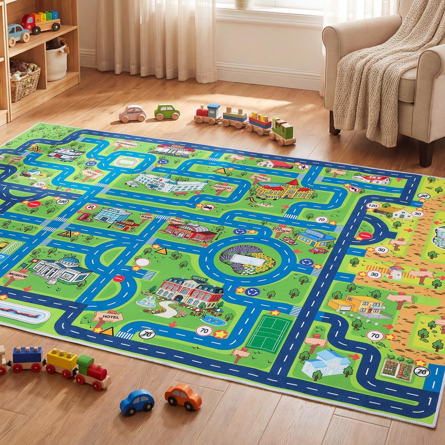 Esup durable easy-clean mat for busy families