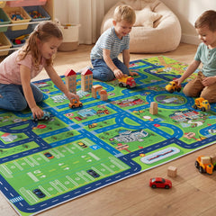 Esup 4x6 nonslip kids rug safety carpet closeup surface