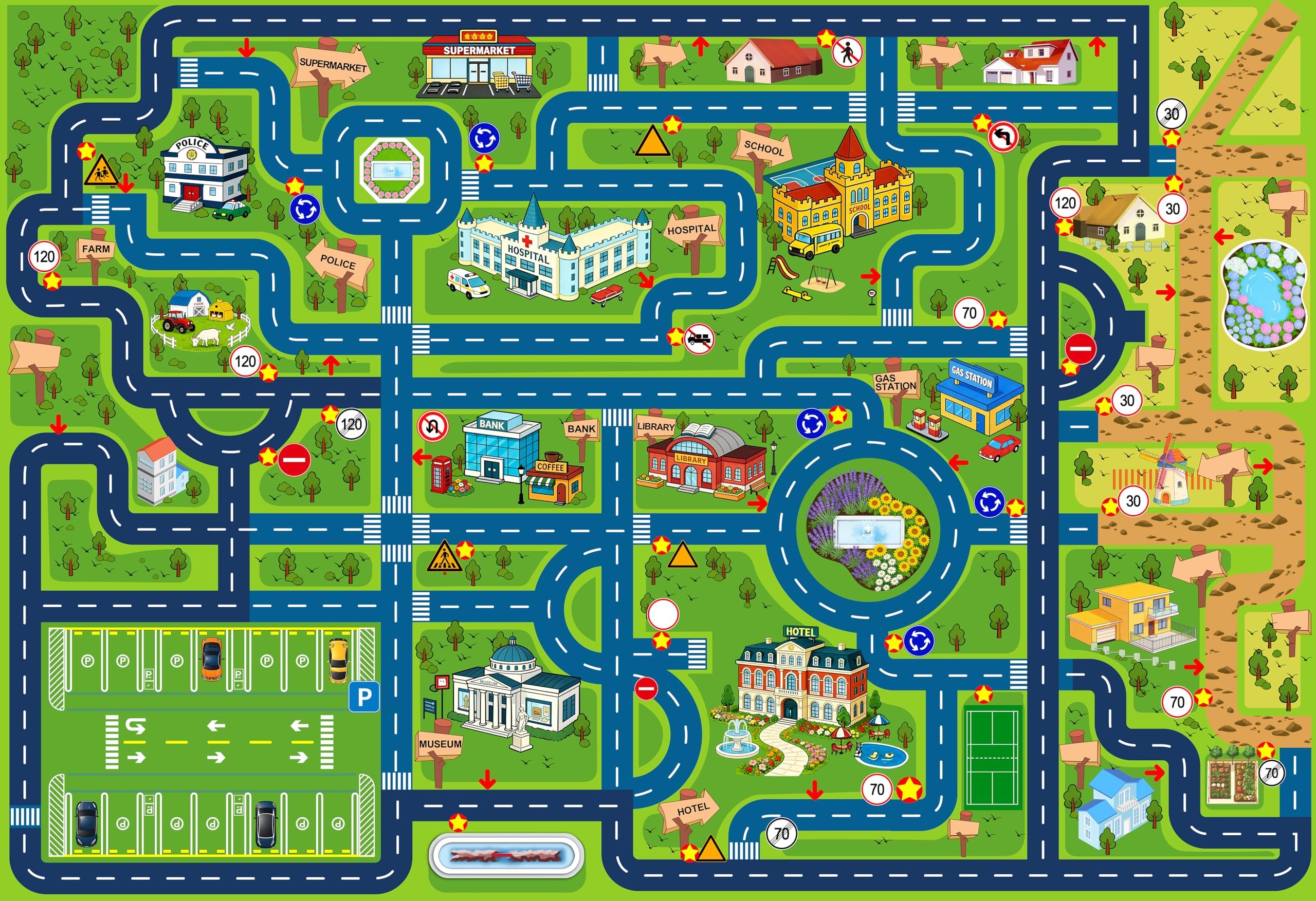 Esup developmental color patterns on play mat