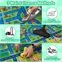 Esup water-resistant materials for easy cleaning on rug