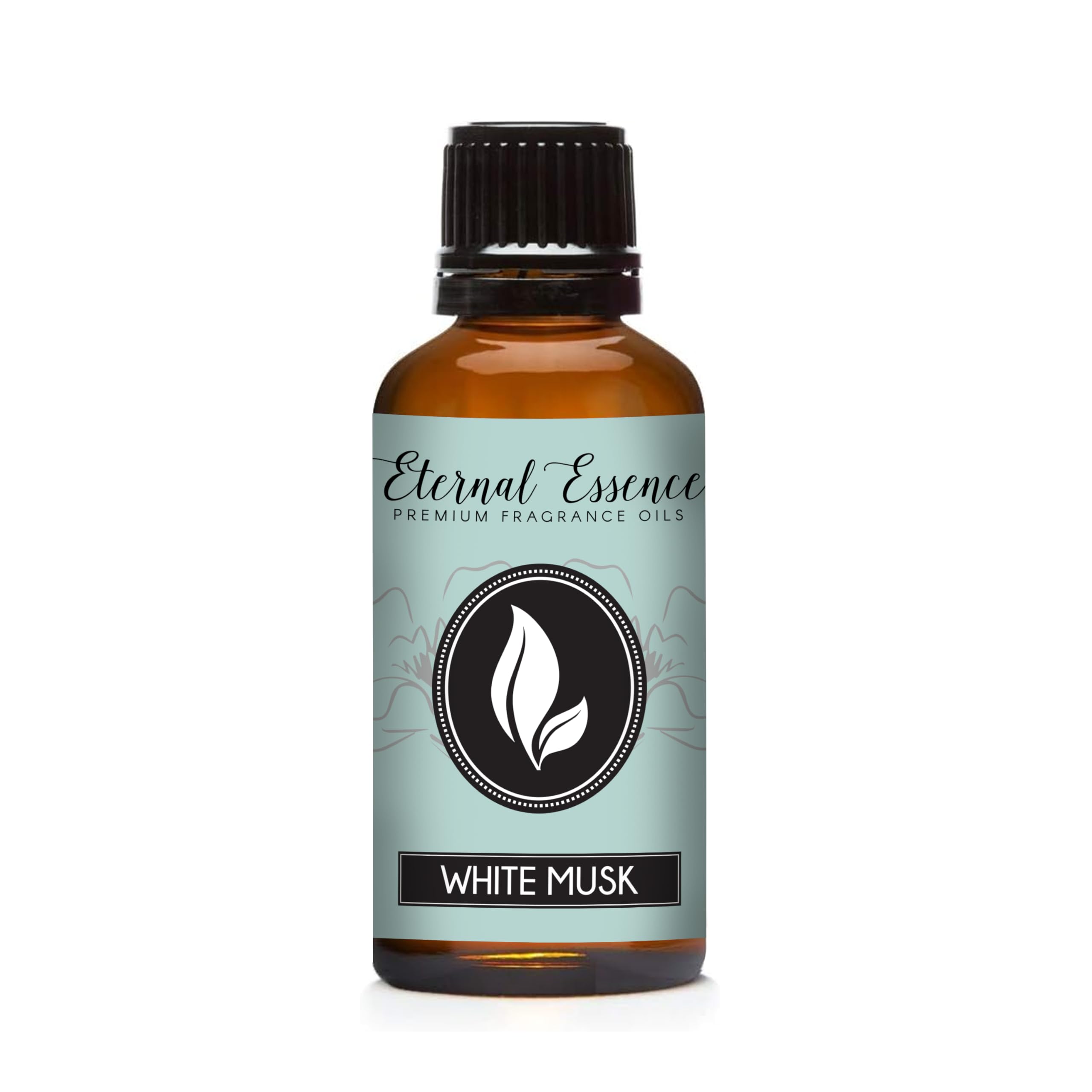Eternal Essence Oils White Musk 30ml amber glass bottle