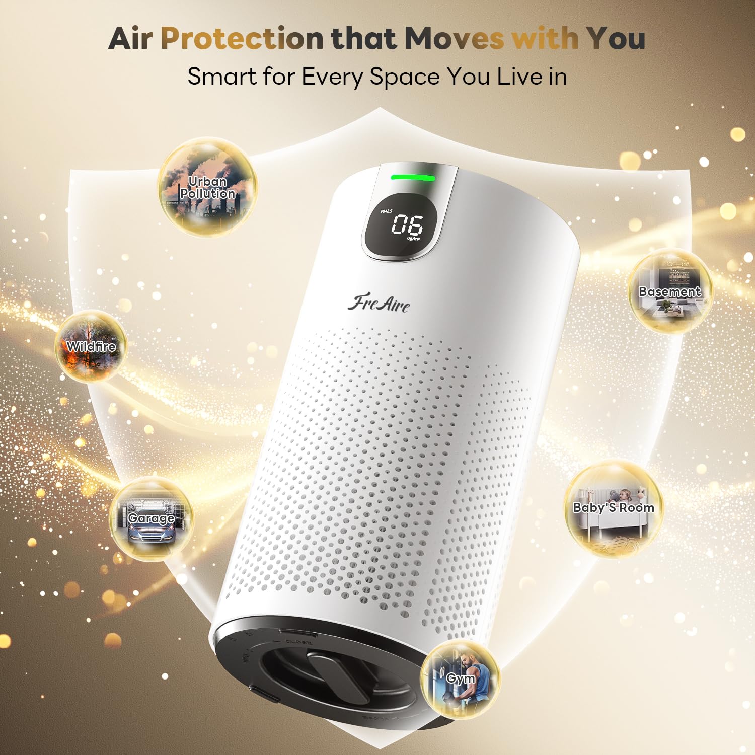 FreAire HAP606 air purifier 1800 sq ft capacity