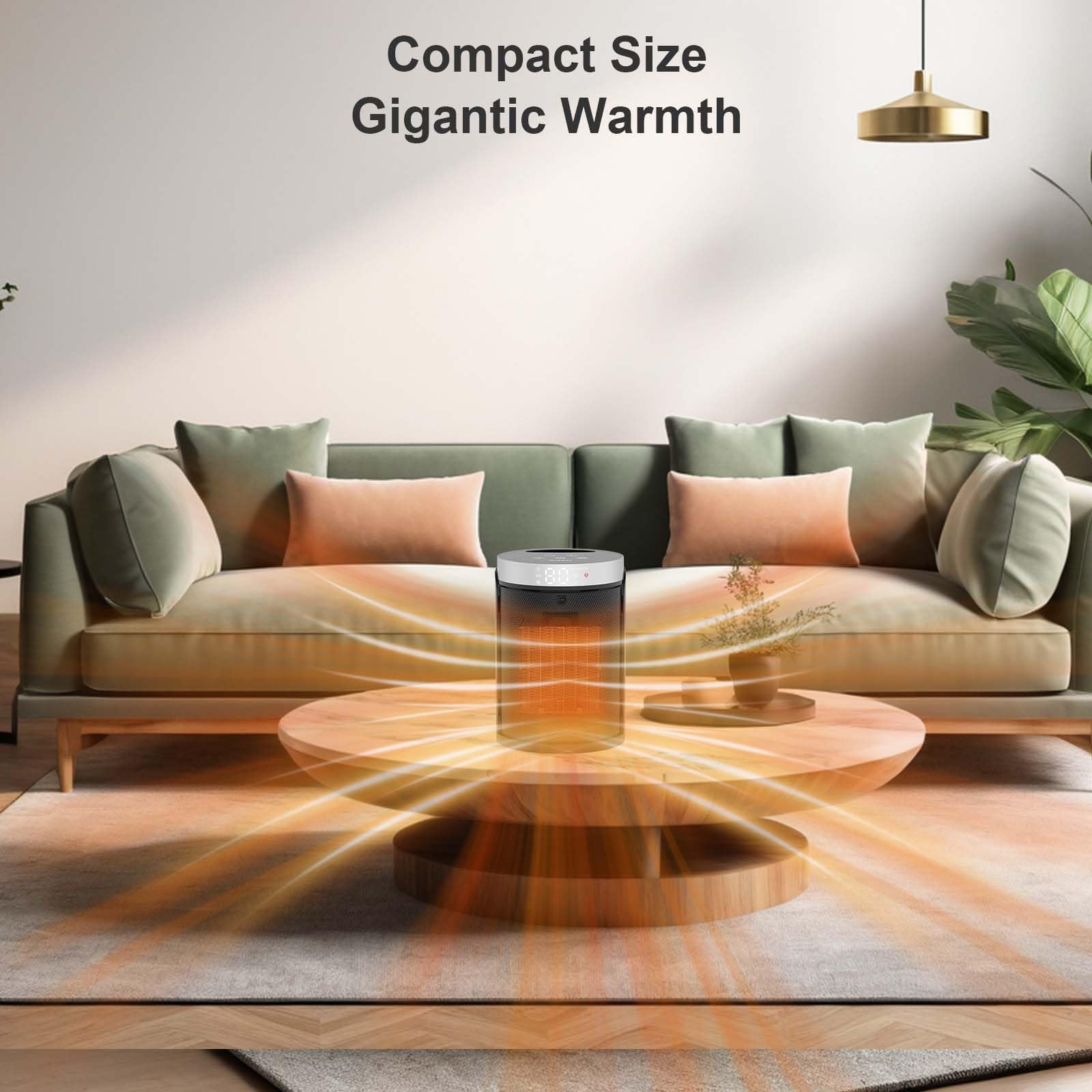 Safety protections including overheat and tip-over in WINHL heater