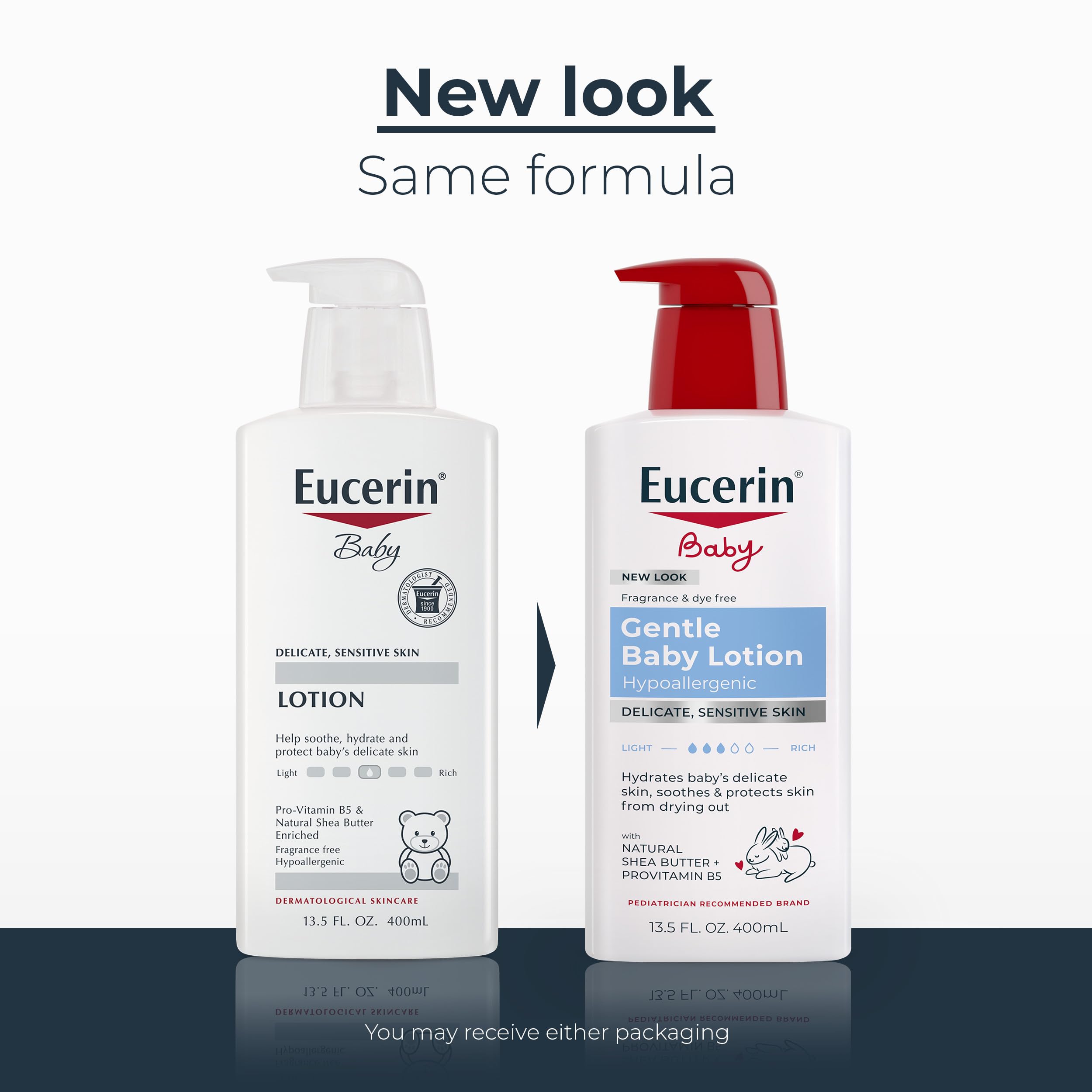 Eucerin Baby Lotion Pro-Vitamin B5 13.5 oz bottle