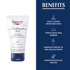 75ml tube of Eucerin hand cream for dry skin