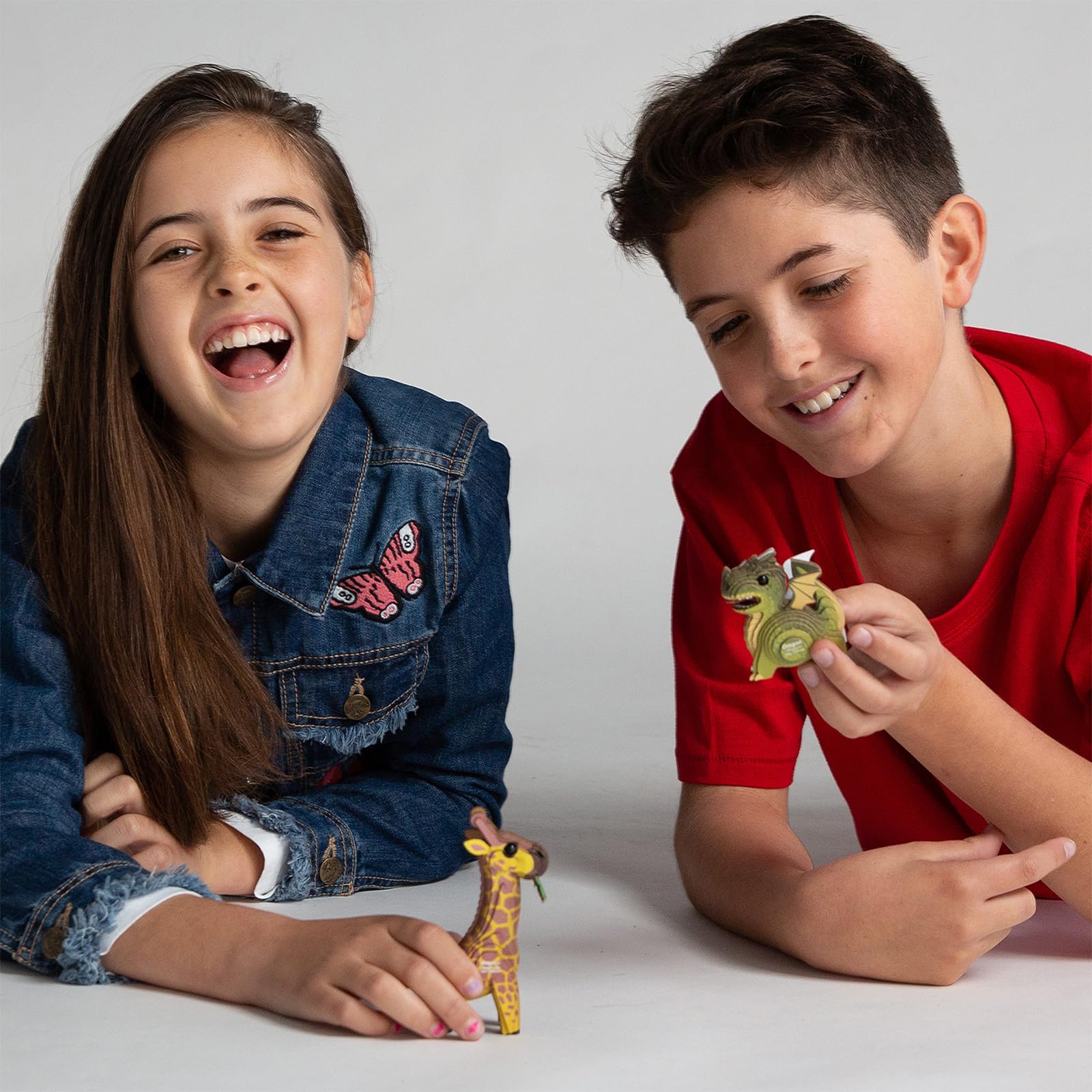 Safe for children and environment with Eugy Chameleon 3D Puzzle