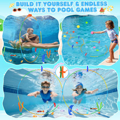 diving rings and connectors from eulrgaus pool toys