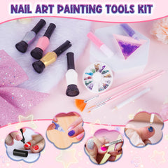 2-in-1 nail polish pens and brushes in EULRGAUS kit