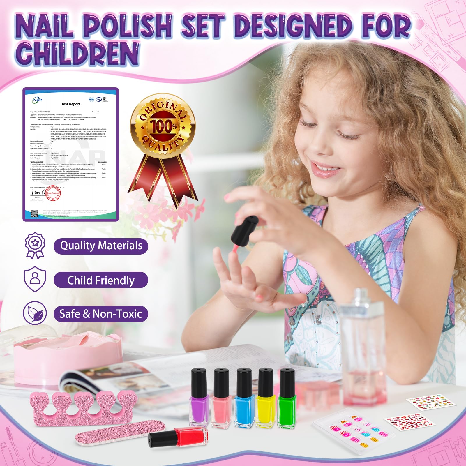 Girls age 8-12 playing salon pretend play with kit
