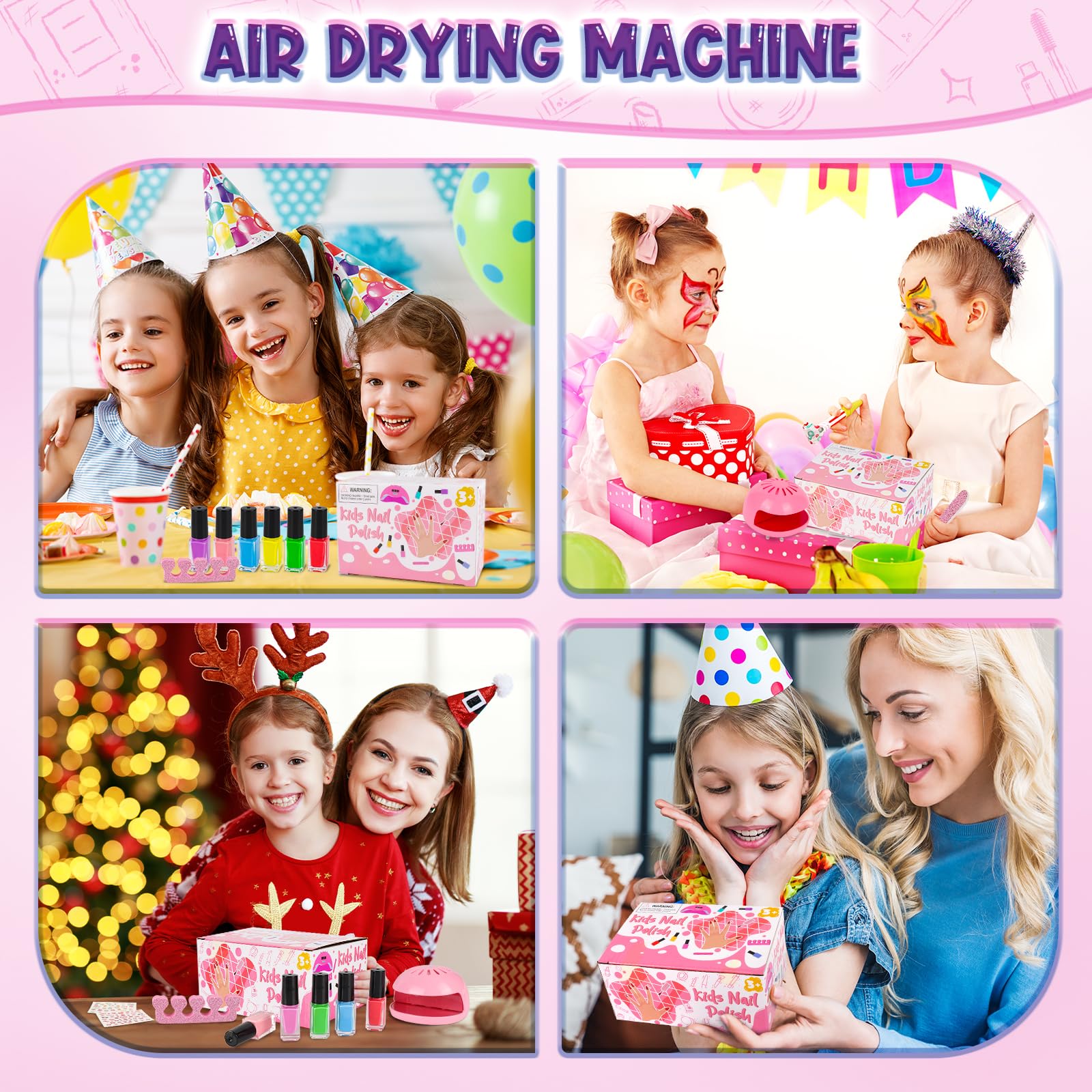 Ideal year-round gift idea for girls nail art kit