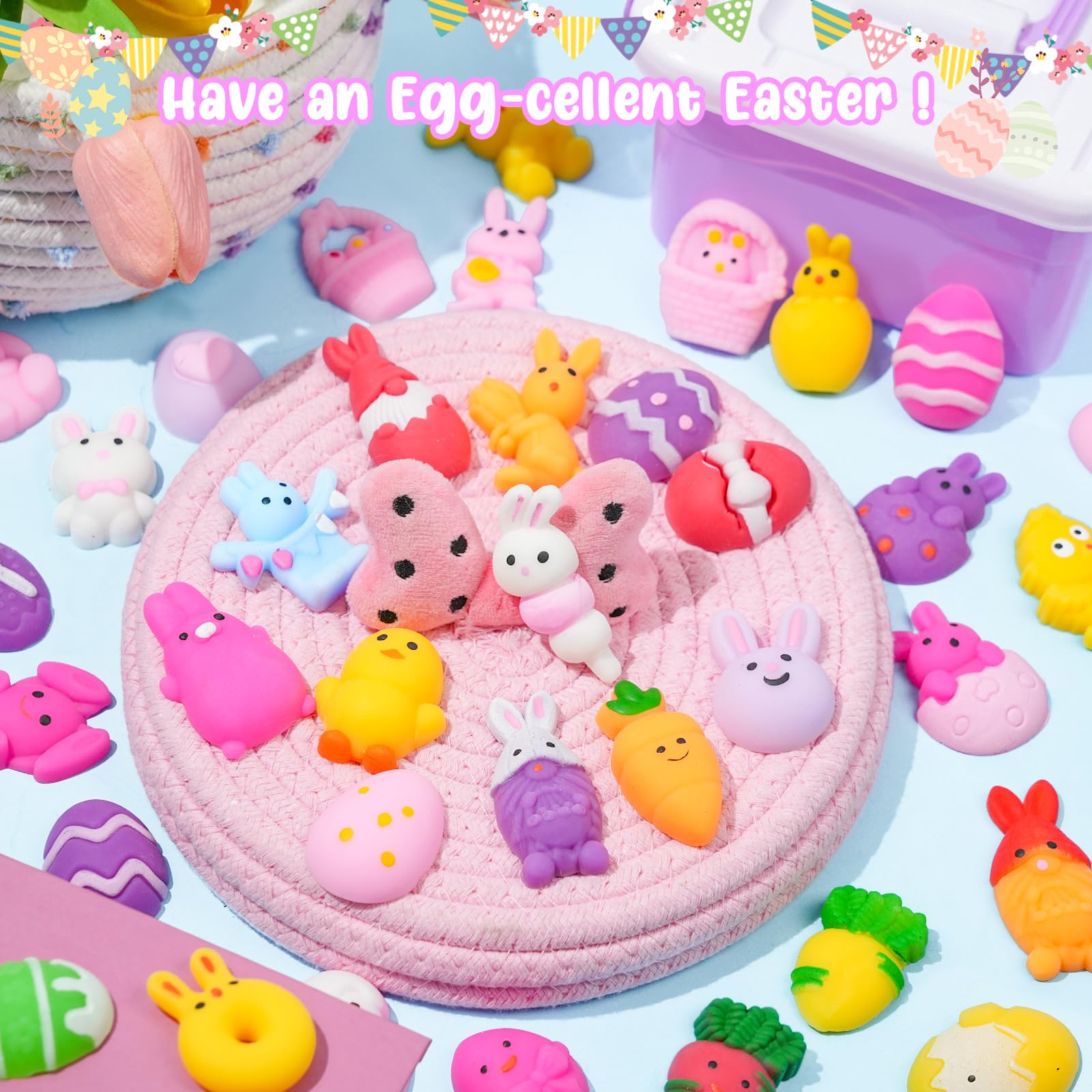 Easter themed sensory squishies for kids teens and adults