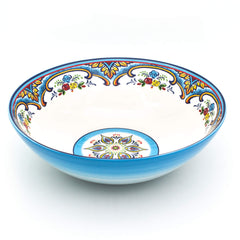 Euro Ceramica Zanzibar Collection serving bowl 12.75 inch