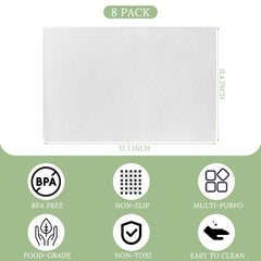 Non-slip dot-textured fridge liner for shelves